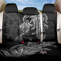 Polynesian Mermaid Plumeria Tribal Tattoo Back Car Seat Cover LT01 One Size Black - Polynesian Pride