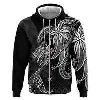 Polynesian Mermaid Plumeria Tribal Tattoo Hoodie