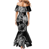 Polynesian Mermaid Plumeria Tribal Tattoo Mermaid Dress