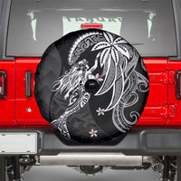 Polynesian Mermaid Plumeria Tribal Tattoo Spare Tire Cover LT01 - Polynesian Pride