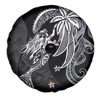 Polynesian Mermaid Plumeria Tribal Tattoo Spare Tire Cover LT01 - Polynesian Pride