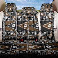 Fiji Brown Masi Pattern Back Car Seat Cover Fijian Tapa LT01 One Size Brown - Polynesian Pride