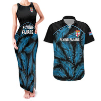 custom-fiji-rugby-couples-matching-tank-maxi-dress-and-hawaiian-shirt-flying-fijians-blue-palm-tree-version