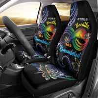 Polynesian Memorial Car Seat Cover As Long As I Breathe You'll Be Remembered