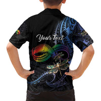 Personalised Polynesian Memorial Family Matching Short Sleeve Bodycon Dress and Hawaiian Shirt As Long As I Breathe You'll Be Remembered LT01 - Polynesian Pride