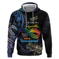 Personalised Polynesian Memorial Zip Hoodie As Long As I Breathe You'll Be Remembered LT01 Pullover Hoodie Colorful - Polynesian Pride