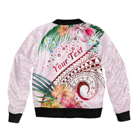 Pasifika Festival Bomber Jacket Tribal Pattern Tropical Style LT01 - Polynesian Pride