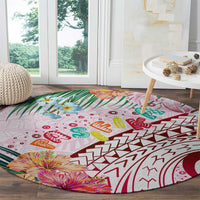 Pasifika Festival Round Carpet Tribal Pattern Tropical Style LT01 - Polynesian Pride