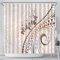 Pasifika Festival Shower Curtain Vintage Tribal Pattern