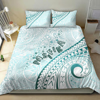 Pasifika Festival Bedding Set Tribal Pattern Teal Version