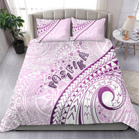Pasifika Festival Bedding Set Tribal Pattern Lilac Version