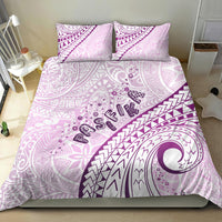 Pasifika Festival Bedding Set Tribal Pattern Lilac Version