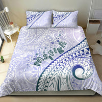 Pasifika Festival Bedding Set Tribal Pattern Violet Version