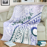 Pasifika Festival Blanket Tribal Pattern Violet Version