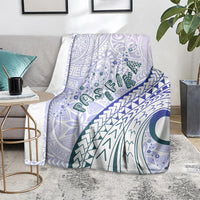 Pasifika Festival Blanket Tribal Pattern Violet Version