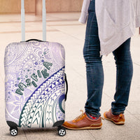 Pasifika Festival Luggage Cover Tribal Pattern Violet Version LT01 Purple - Polynesian Pride