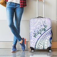 Pasifika Festival Luggage Cover Tribal Pattern Violet Version LT01 - Polynesian Pride