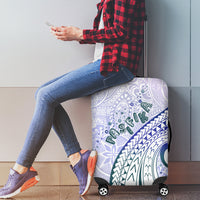 Pasifika Festival Luggage Cover Tribal Pattern Violet Version LT01 - Polynesian Pride
