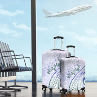 Pasifika Festival Luggage Cover Tribal Pattern Violet Version LT01 - Polynesian Pride