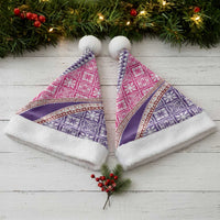 Hawaiian Quilt Pattern Christmas Santa Hat Sweet Color Mixed - Polynesian Pride