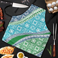 Hawaiian Quilt Pattern Apron Fresh Color Mixed - Polynesian Pride