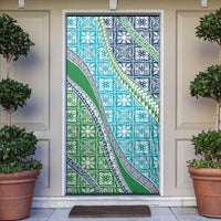 Hawaiian Quilt Pattern Door Cover Fresh Color Mixed - Polynesian Pride