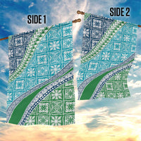 Hawaiian Quilt Pattern Garden Flag Fresh Color Mixed - Polynesian Pride