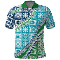 Hawaiian Quilt Pattern Polo Shirt Fresh Color Mixed - Polynesian Pride