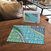 Hawaiian Quilt Pattern Puzzle Fresh Color Mixed - Polynesian Pride