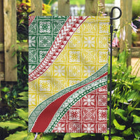 Hawaiian Quilt Pattern Garden Flag Special Color Mixed - Polynesian Pride