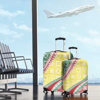 Hawaiian Quilt Pattern Luggage Cover Special Color Mixed - Polynesian Pride