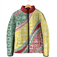 Hawaiian Quilt Pattern Padded Jacket Special Color Mixed LT01 - Polynesian Pride