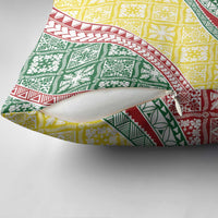 Hawaiian Quilt Pattern Pillow Cover Special Color Mixed - Polynesian Pride