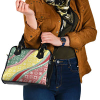 Hawaiian Quilt Pattern Shoulder Handbag Special Color Mixed - Polynesian Pride