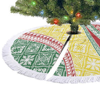 Hawaiian Quilt Pattern Tree Skirt Special Color Mixed - Polynesian Pride