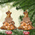 Fiji Masi Ceramic Ornament Bula Fijian Masi Tapa Vintage Style LT01 Christmas Tree Brown - Polynesian Pride