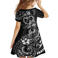 Polynesian Turtle Valentine Family Matching Off Shoulder Long Sleeve Dress and Hawaiian Shirt You And Me Hibiscus Heart LT01 - Polynesian Pride