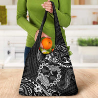 Polynesian Turtle Valentine Grocery Bag You And Me Hibiscus Heart