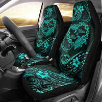 Polynesian Turtle Valentine Car Seat Cover You And Me Turquoise Hibiscus Heart LT01 - Polynesian Pride
