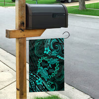 Polynesian Turtle Valentine Garden Flag You And Me Turquoise Hibiscus Heart LT01 - Polynesian Pride