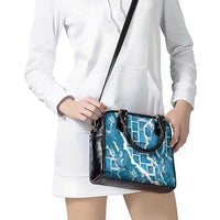 Hawaii Japanese Culture Blue Shoulder Handbag Spring Cranes Aloha Pattern LT01 - Polynesian Pride