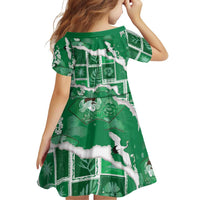 Hawaii Japanese Culture Green Family Matching Mermaid Dress and Hawaiian Shirt Spring Cranes Aloha Pattern