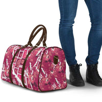 Hawaii Japanese Culture Pink Travel Bag Spring Cranes Aloha Pattern LT01 - Polynesian Pride