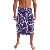 Hawaii Japanese Culture Purple Lavalava Spring Cranes Aloha Pattern LT01 Purple - Polynesian Pride