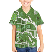 Hawaii Japanese Culture Sage Green Hawaiian Shirt Spring Cranes Aloha Pattern LT01 - Polynesian Pride