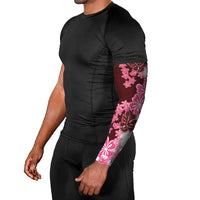Pink Hibiscus Plumeria Floral Arm Sleeves - Polynesian Pride