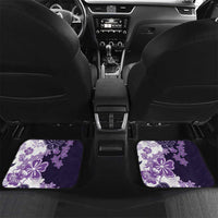 Purple Hibiscus Plumeria Floral Car Mats - Polynesian Pride