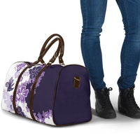Purple Hibiscus Plumeria Floral Travel Bag - Polynesian Pride