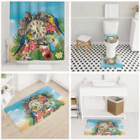 It's 5 o'clock Somewhere Bathroom Set Hawaiian Tropical Parrots - Polynesian Pride