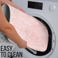 Polynesian Tiare Monstera Soft Pink Bathroom Set Liquid Style - Polynesian Pride